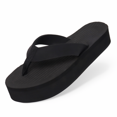 Indosole Women's ESSNTLS Platform Flip Flops