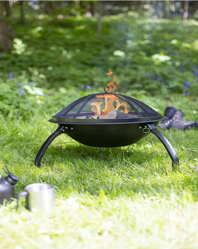 Procamp Folding Round Outdoor Fire Pit - Shop  Grill and Fire Pit Accessories at  Trekaline