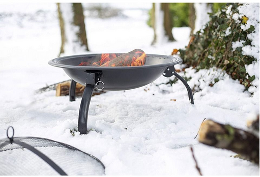 Procamp Folding Round Outdoor Fire Pit - Shop  Grill and Fire Pit Accessories at  Trekaline