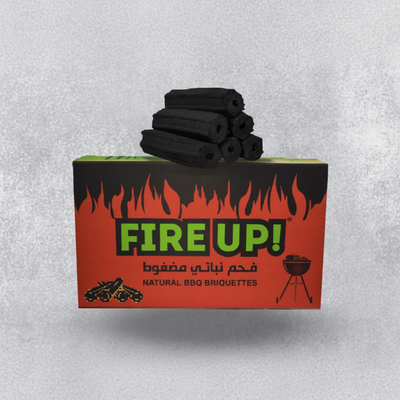 Fire Up Natural BBQ Charcoal Briquettes 10kg - Shop  Alternate Fuels at  Trekaline