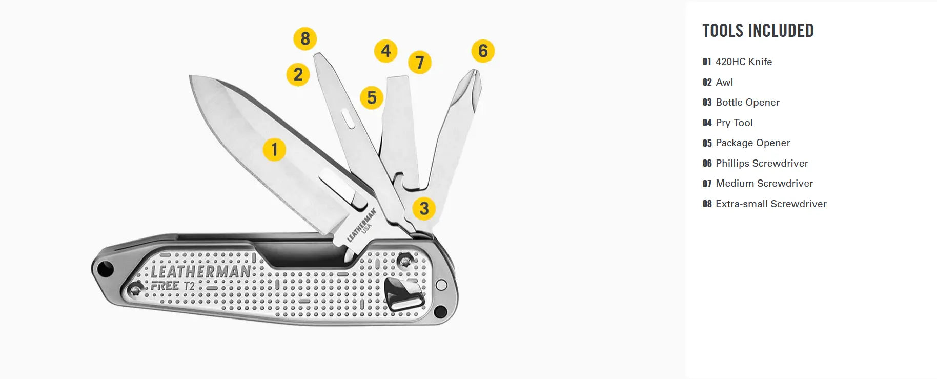 Leatherman Free T2 - Shop  Multi-Tools at  Trekaline