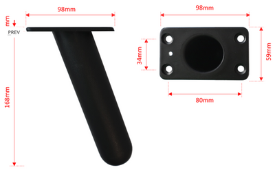 Feelfree Flush Rectangular Fishing Rod Holder - Shop  Kayak Accessories at  Trekaline