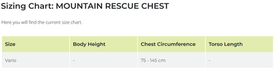 Edelrid Mountain Rescue Chest Harness