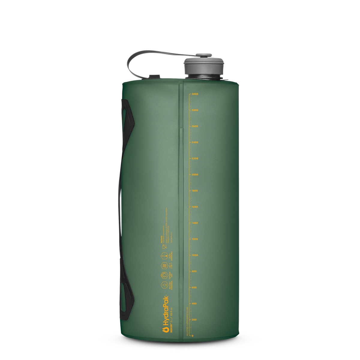 HydraPak Seeker 3L Water Storage Sutro Green