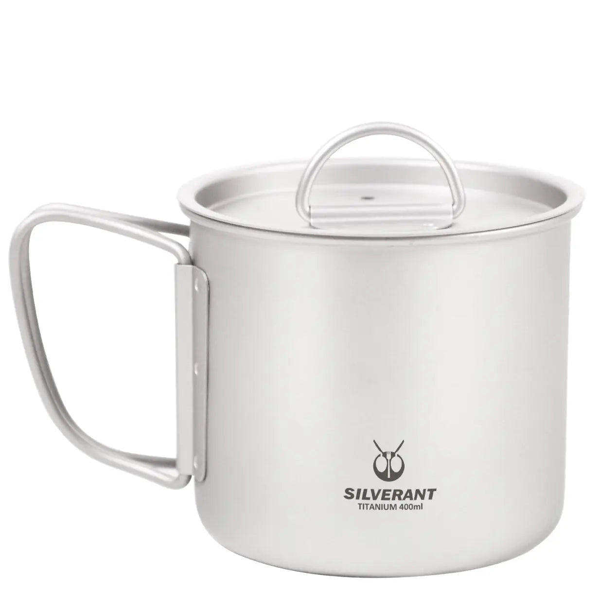 SilverAnt Ultralight Titanium Cup with Lid for UAE desert camping