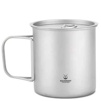SilverAnt Ultralight Titanium Cup with Lid - essential gear for UAE outdoor adventures