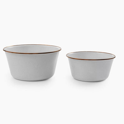 Enamel Mixing Bowl (2 Sets) - Shop  Camping Bowls at  Trekaline