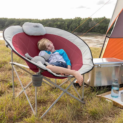 Core Equipment Oversized Padded Round Chair - Camping Chair