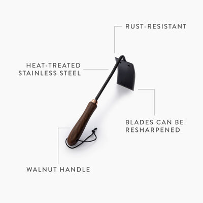 Barebones Square Hand Garden Hoe - Shop  Garden Tools at  Trekaline