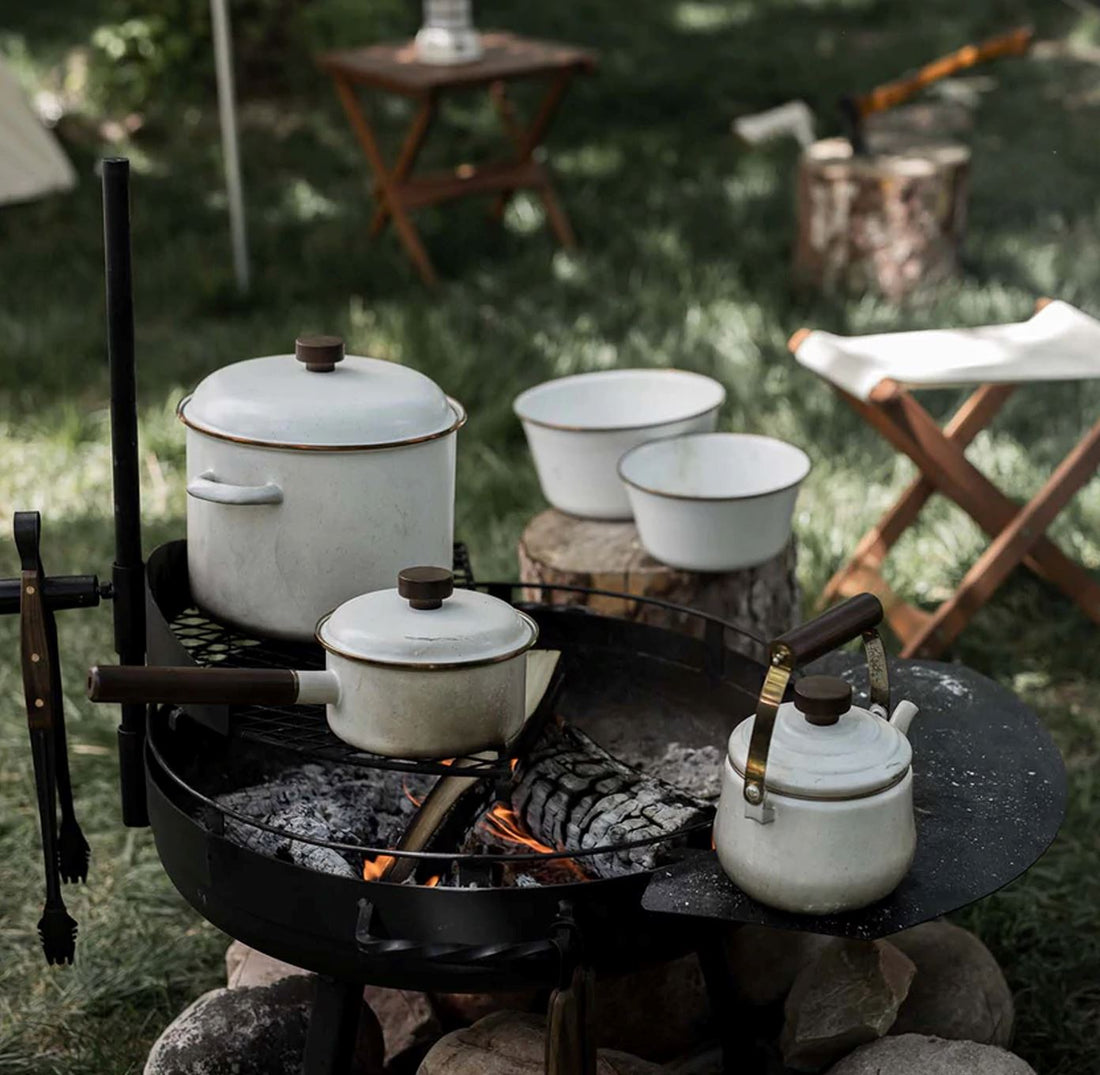 Enamel Stock Pot - Shop  Cook Pots at  Trekaline