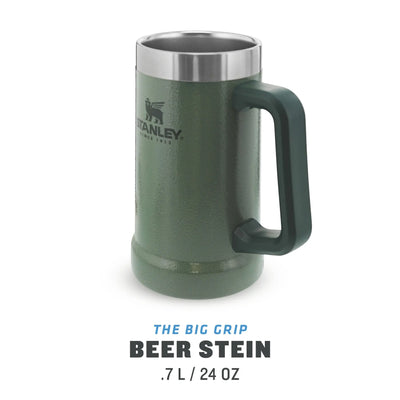 Stanley Adventure Big Grip Beer Stein 24 oz - Shop  Camping Mugs at  Trekaline