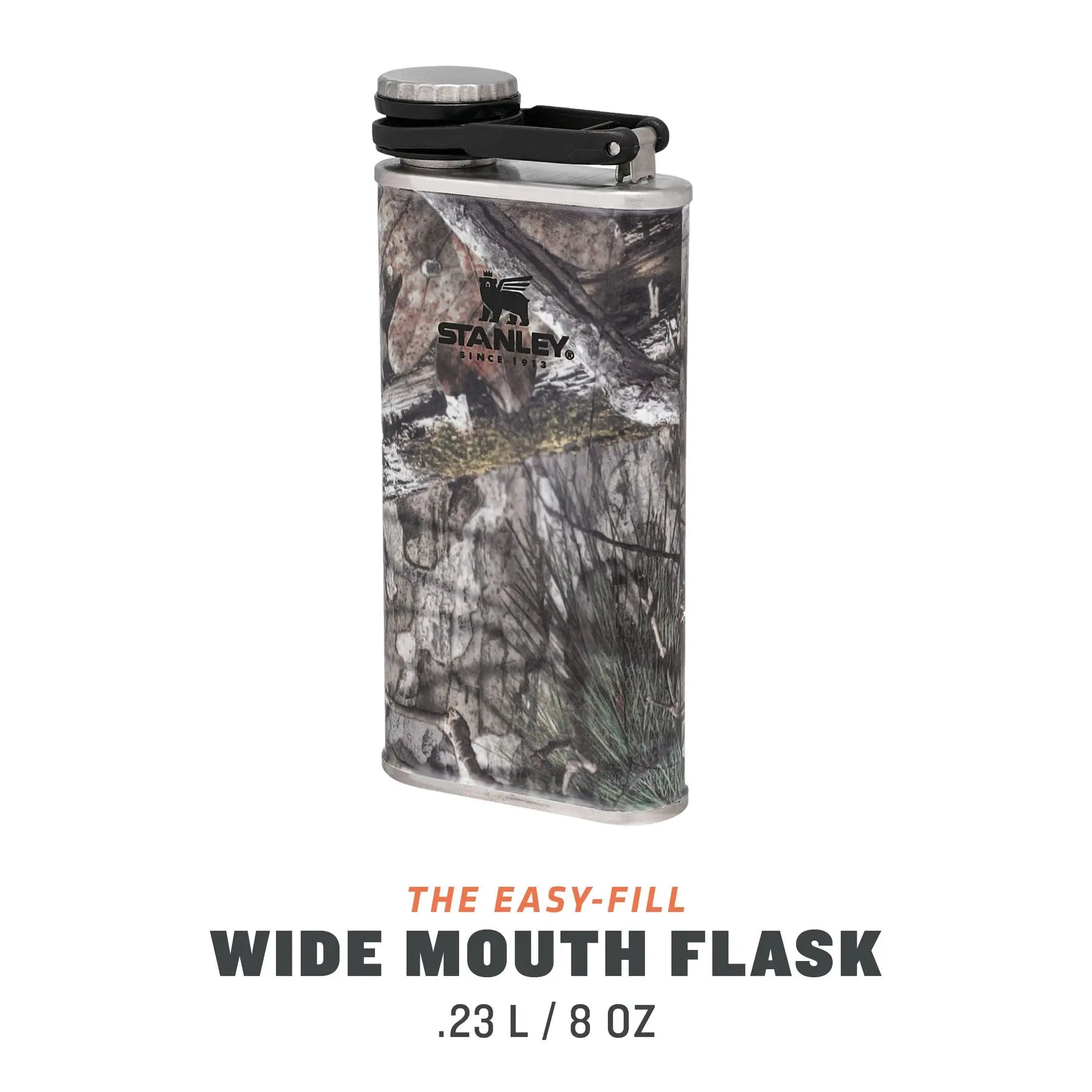 Stanley Classic Easy Fill Wide Mouth Flask 8 oz - Shop  Flasks at  Trekaline