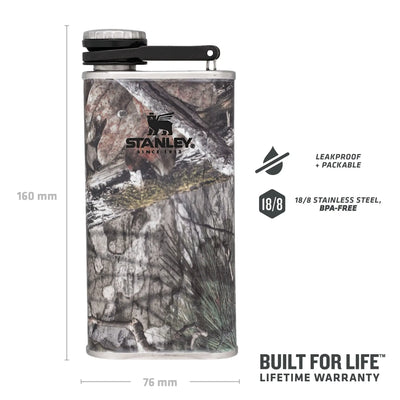Stanley Classic Easy Fill Wide Mouth Flask 8 oz - Shop  Flasks at  Trekaline