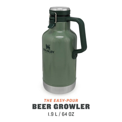 Stanley Classic Easy-Pour Growler 64 oz - Shop  Thermoses at  Trekaline