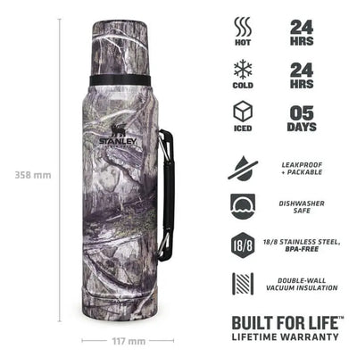 Classic Legendary Bottle (Mossy Oak) - 34 oz / 1 L - Shop  Thermoses at  Trekaline