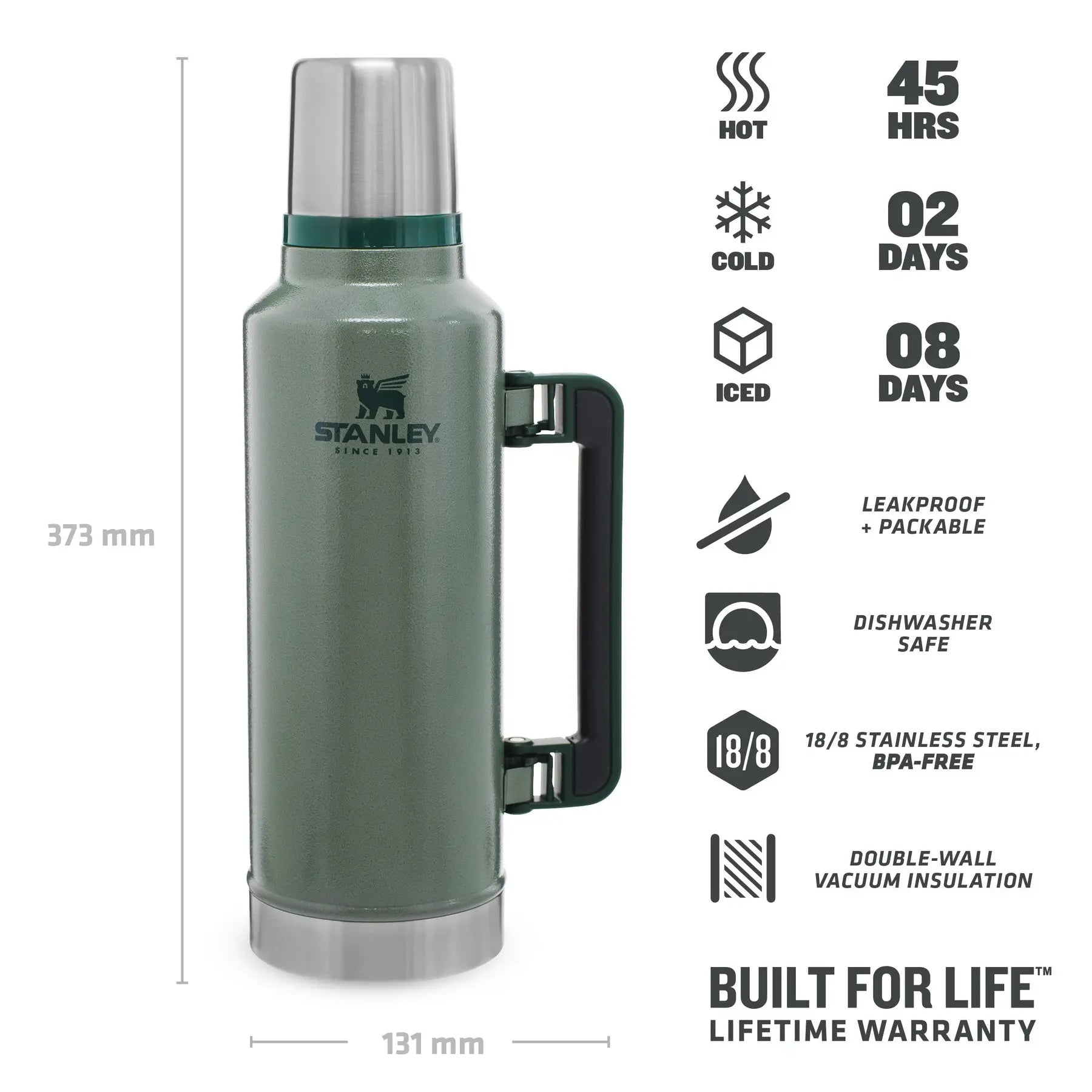 Stanley Classic Legendary Bottle 64 oz - Shop  Thermoses at  Trekaline