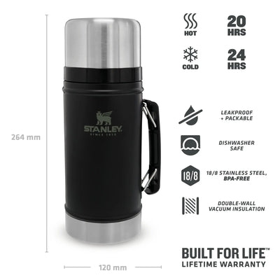 Stanley Classic Legendary Food Jar 32 oz - Shop  Food Storage Containers at  Trekaline
