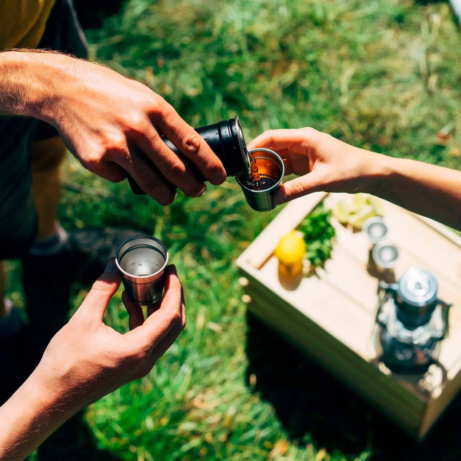Stanley Adventure Pre-Party Shot Glass Flask Set - Shop  Flasks at  Trekaline
