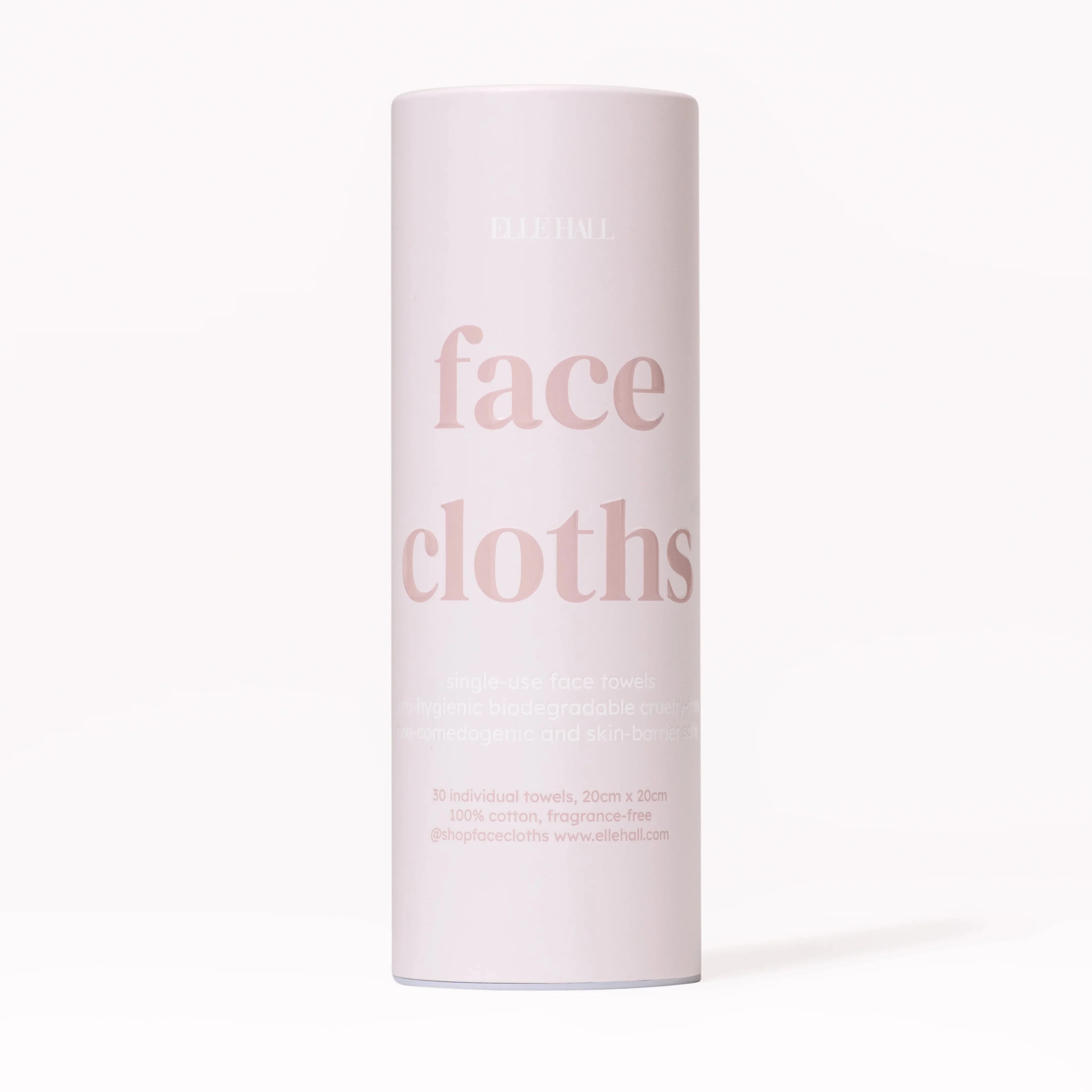 Elle Hall Cotton Face Cloths 30 Towels - Shop  Camping Soap at  Trekaline