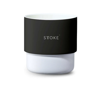 Sttoke Swirl 7 oz Ceramic Home Coffee Cup - Dishwasher Safe