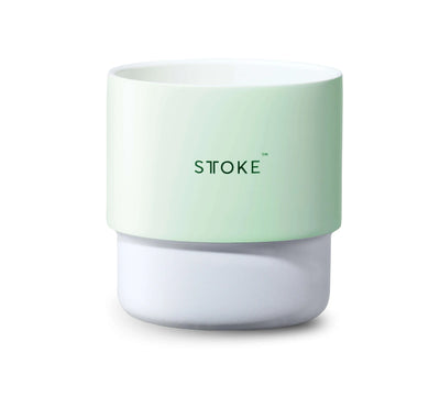 Sttoke Swirl 7 oz Ceramic Home Coffee Cup - Dishwasher Safe