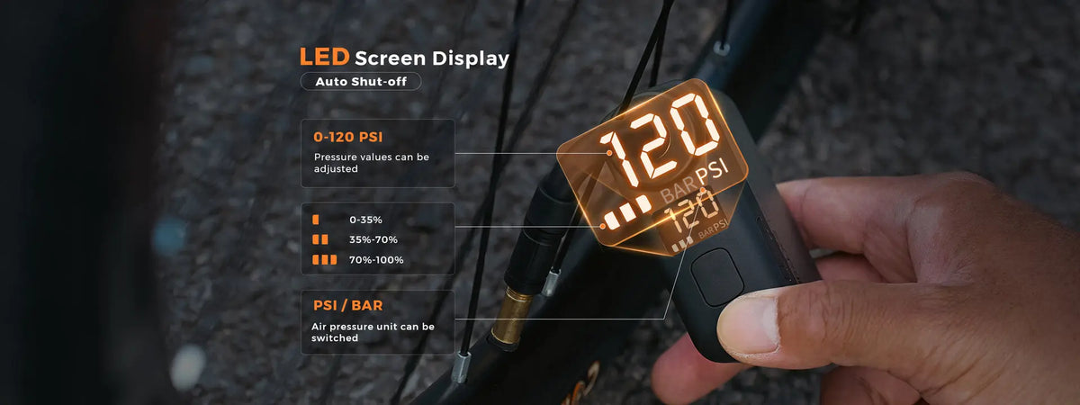 Flextail Tiny Bike Pump Pro High-Pressure mini pump