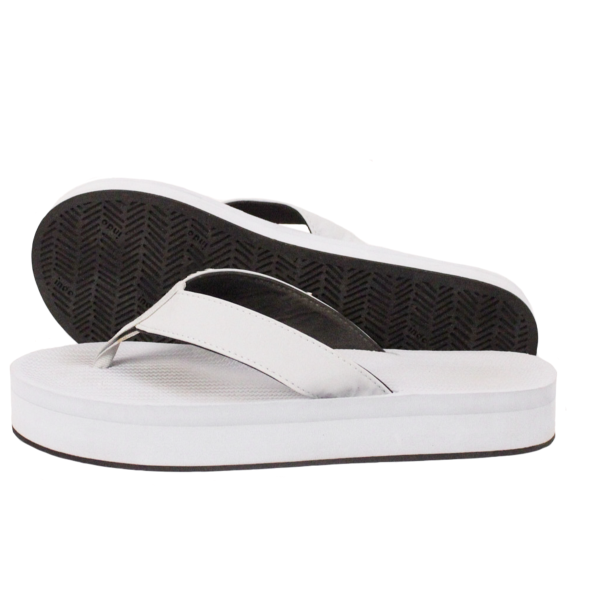 Indosole Women's ESSNTLS Platform Flip Flops