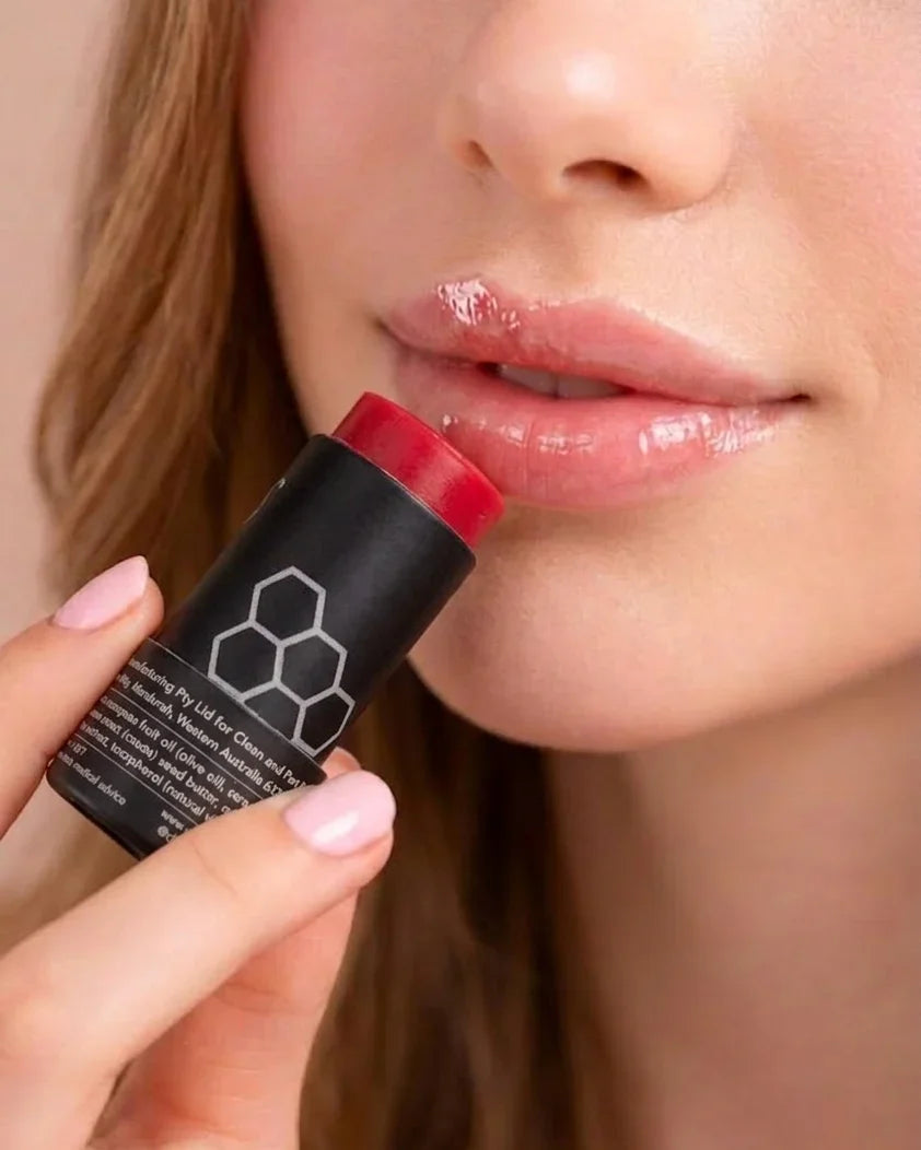 Clean & Pure Tinted Strawberry Lip Balm - Shop  Lip Balm at  Trekaline