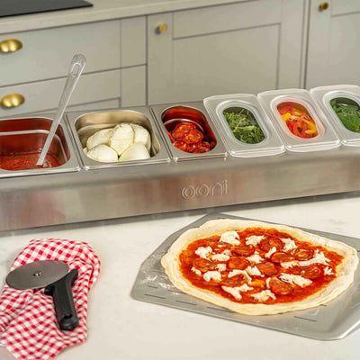 Ooni Stainless Steel Pizza Topping Station - Shop  Cooking Utensils at  Trekaline