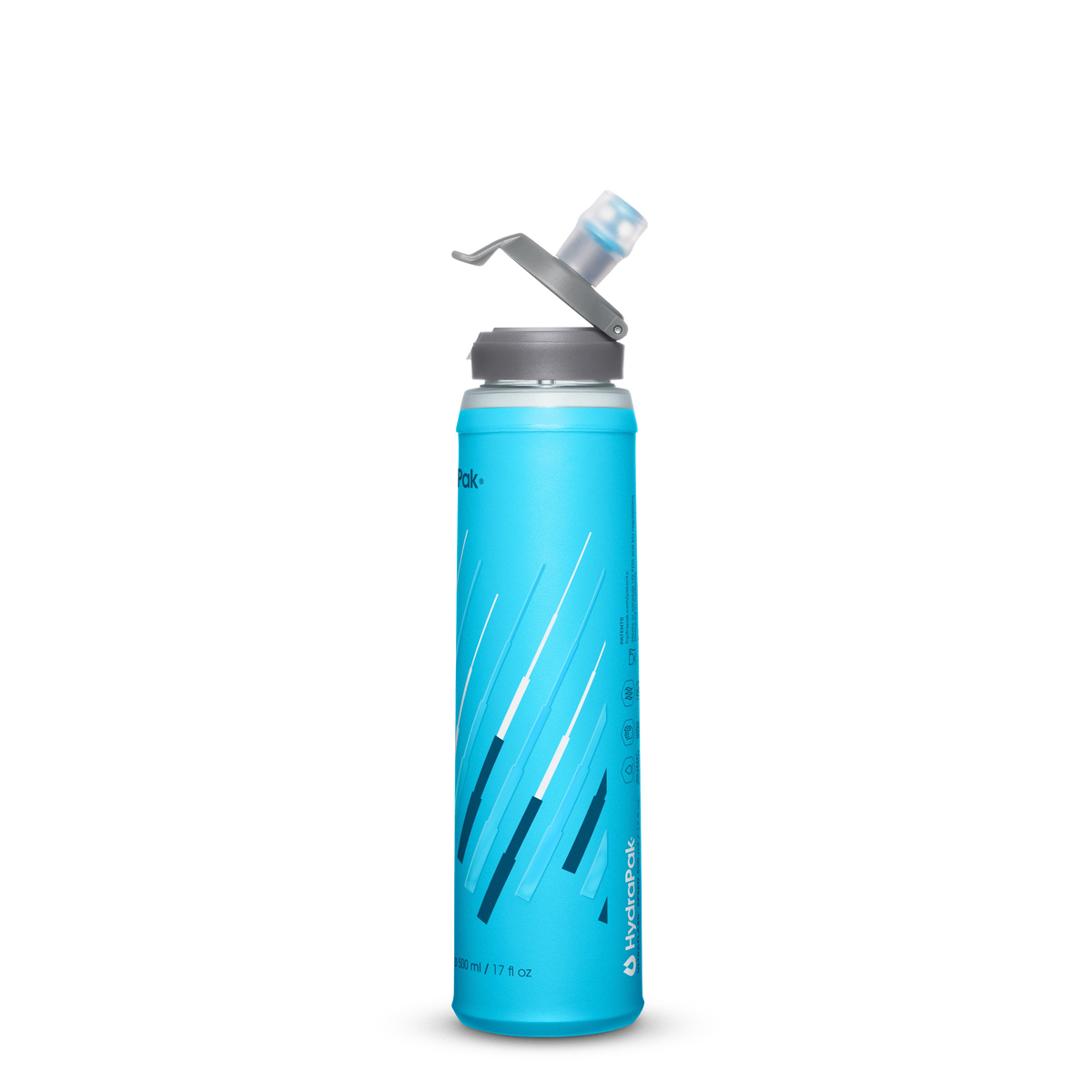 HydraPak UltraFlask Speed 500 ml Malibu Blue - Shop  Running Water Bottles at  Trekaline