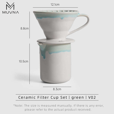 Muvna Manni Ceramic Pour Over Dripper Set V02