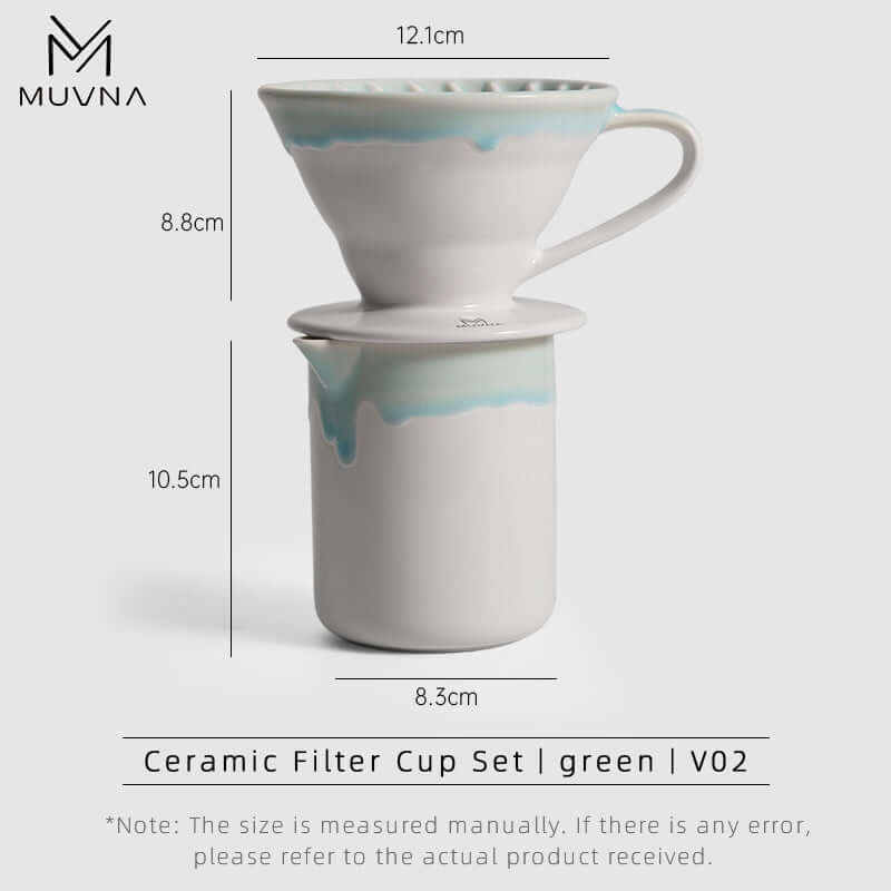 Muvna Manni Ceramic Pour Over Dripper Set V02