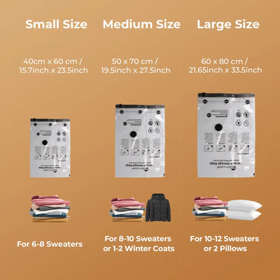 Flextail Vacuum Storage Bags by Flextail Travel Space Saver Set