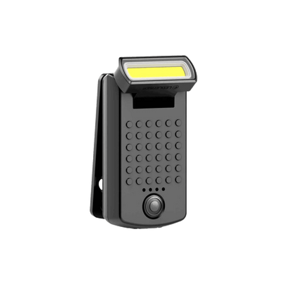 Ledlenser Worklight W1R Work magnet mount on metal surface close up