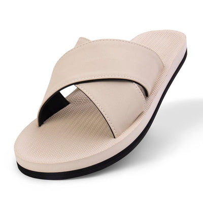 Indosole Women's ESSNTLS Cross Sandals