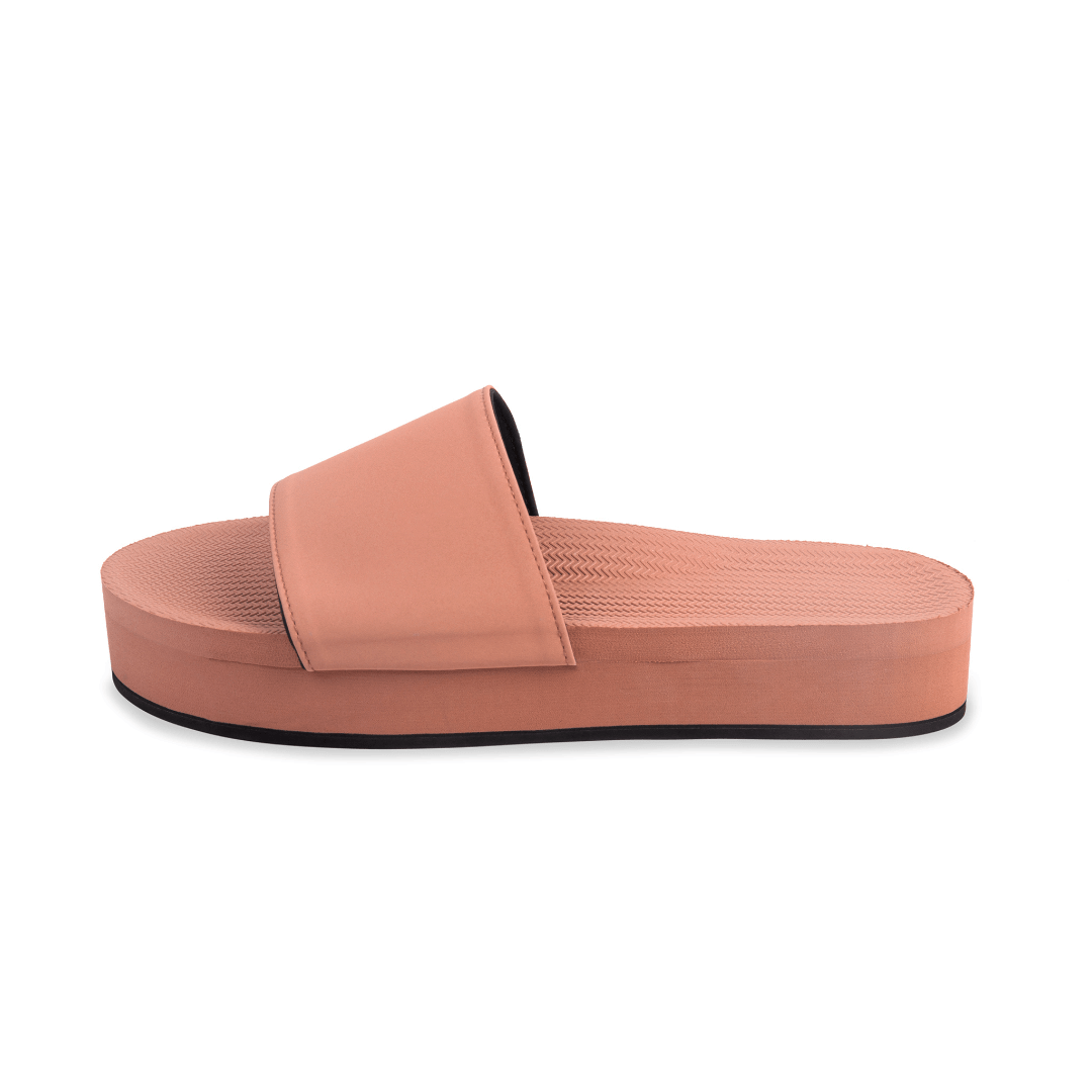 Indosole Women's ESSNTLS Platform Slides