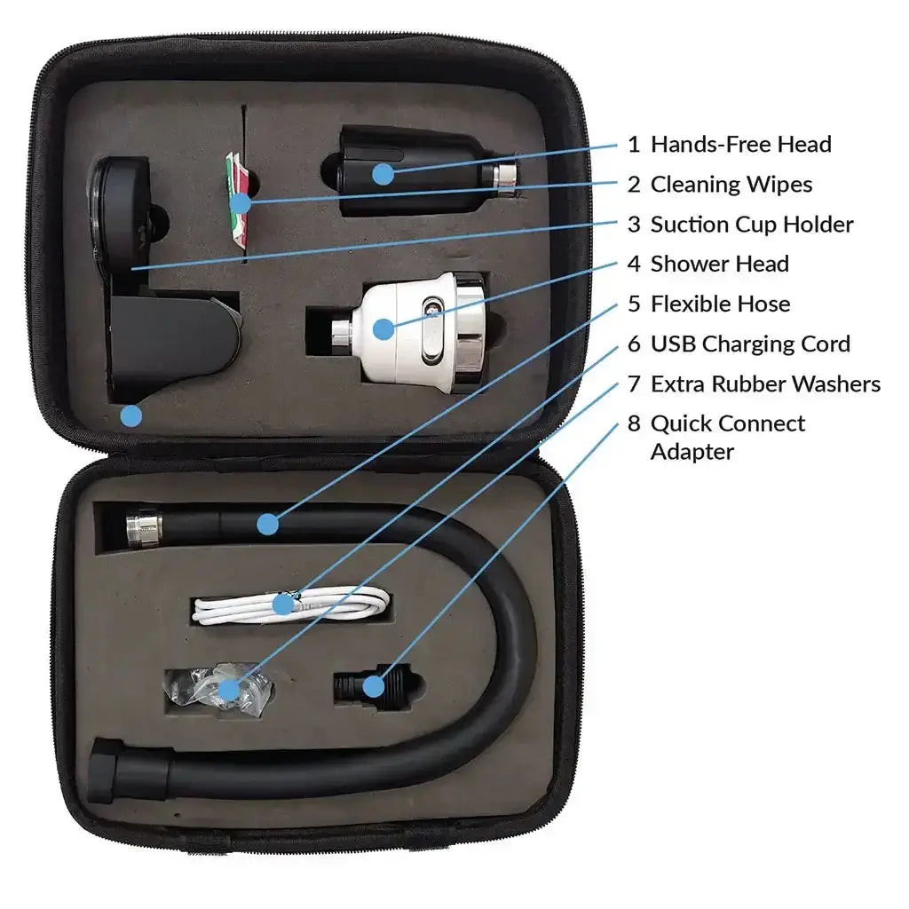 Waterport Sink & Shower Suction Kit Camping Shower System