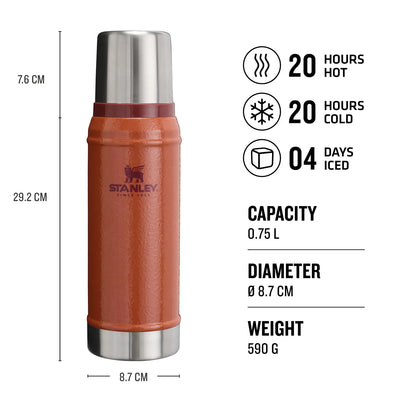 Stanley Classic Legendary Bottle 25 oz - Shop  Thermoses at  Trekaline