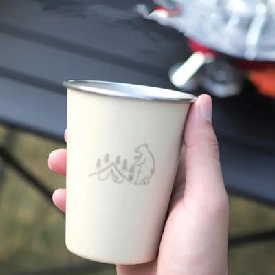 Stainless Steel Cup - 350 ml (4 Pack) - Shop  Camping Cups at  Trekaline