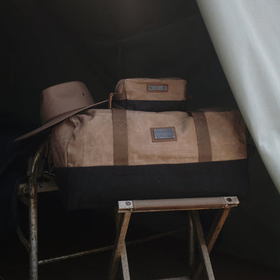 Barebones Neelum Waxed Canvas Duffle Bag - Shop  Duffel Bags at  Trekaline