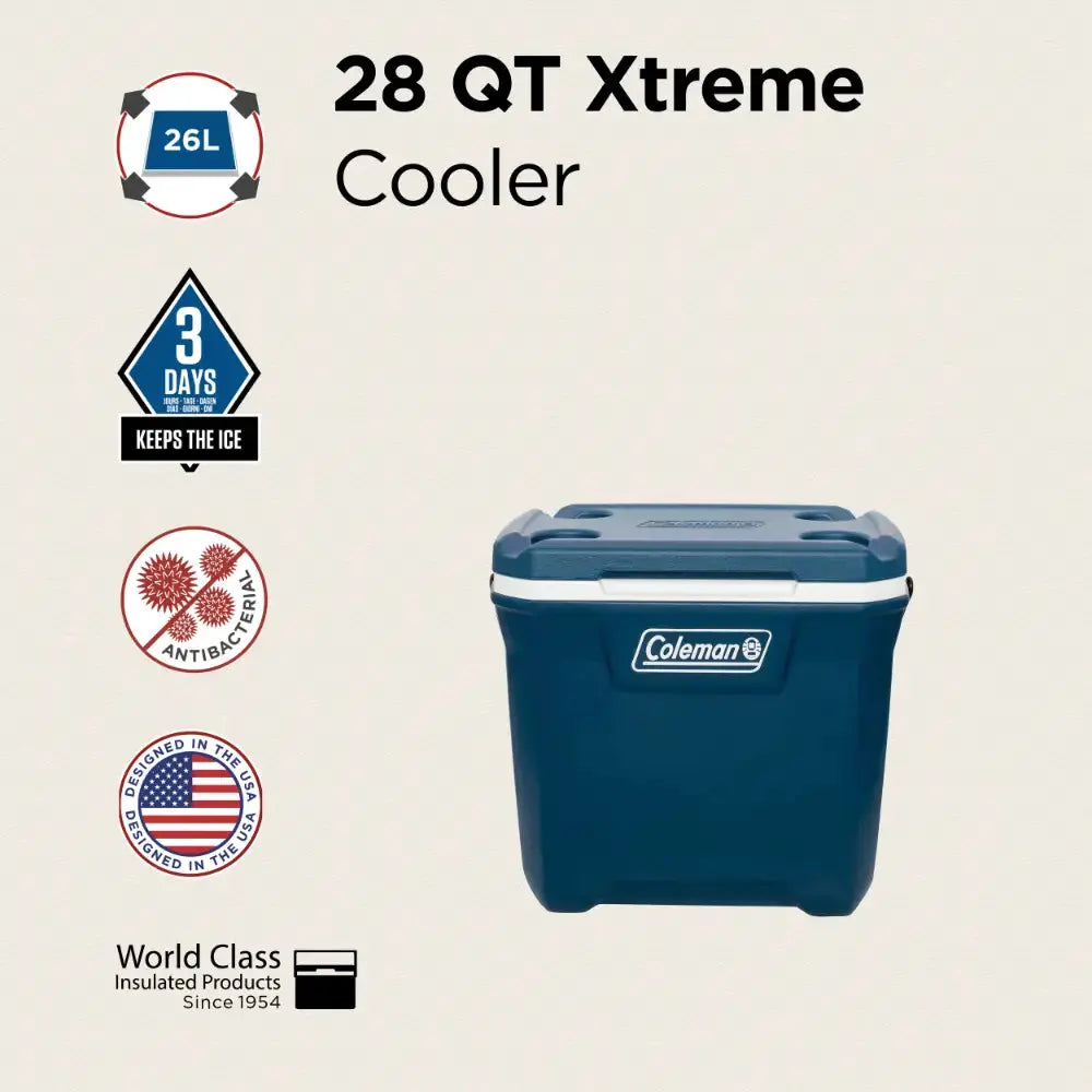 Coleman Xtreme Wheeled Cooler 26L - Shop  Hard-sided Coolers at  Trekaline