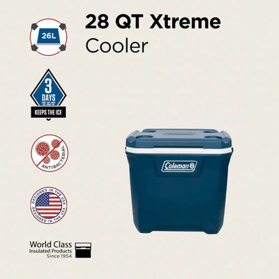 Coleman Xtreme Wheeled Cooler 26L - Shop  Hard-sided Coolers at  Trekaline