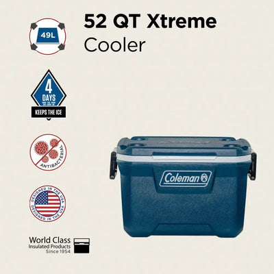 Coleman Xtreme 52 Icebox Cooler - Shop  Hard-sided Coolers at  Trekaline
