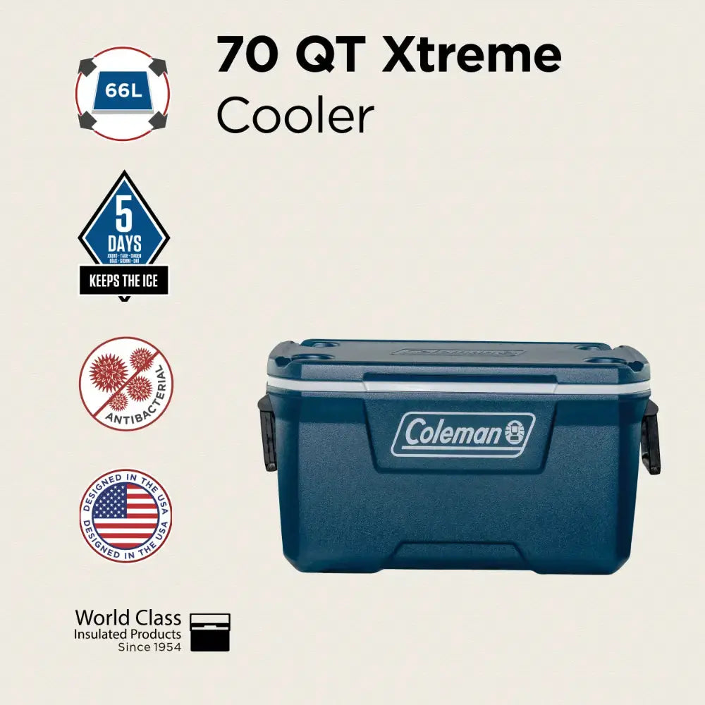 Coleman Xtreme 70 Chest Cooler - Shop  Hard-sided Coolers at  Trekaline