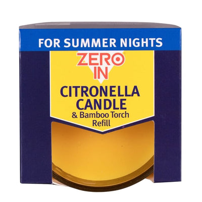 STV Zero In Citronella Candle and Bamboo Torch Refill
