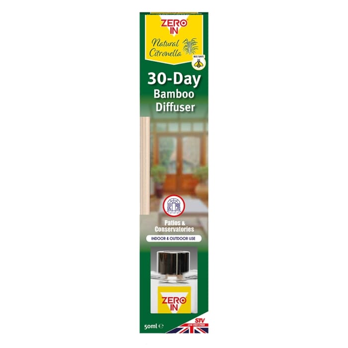 STV Zero In 30-Day Citronella Bamboo Diffuser