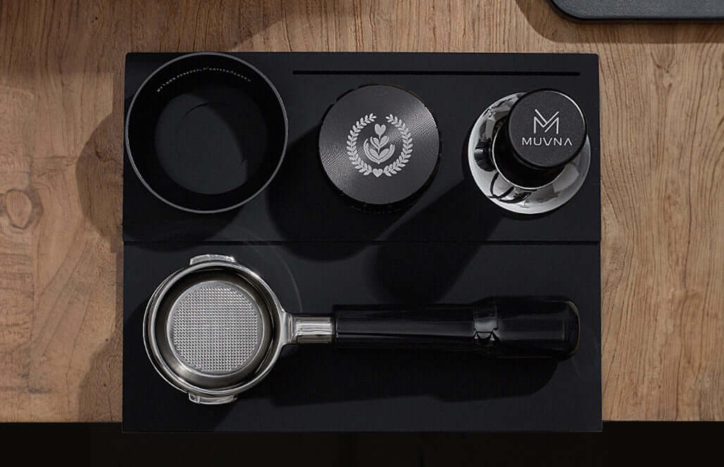 Muvna Silicone Tamping Mat Station Black