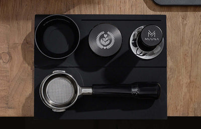 Muvna Silicone Tamping Mat Station Black