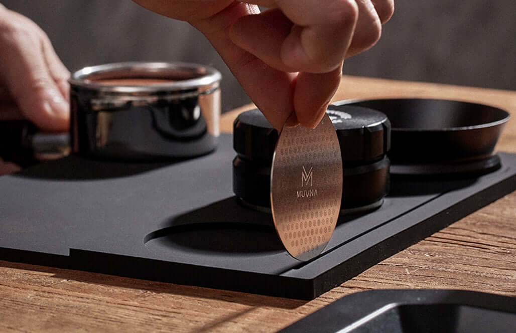 Muvna Silicone Tamping Mat Station Black