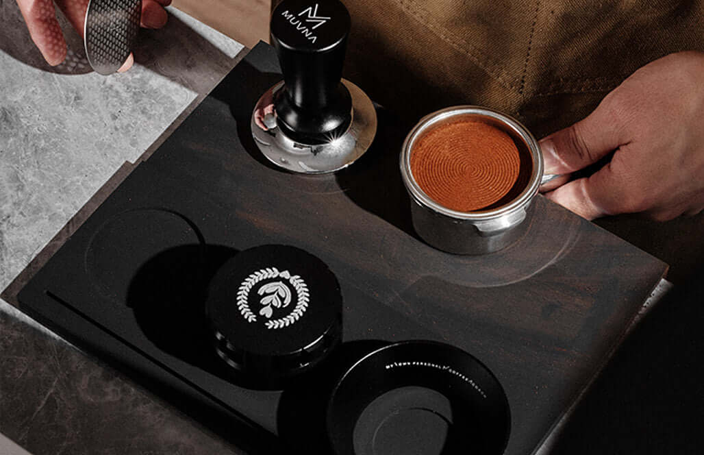 Muvna Silicone Tamping Mat Station Black